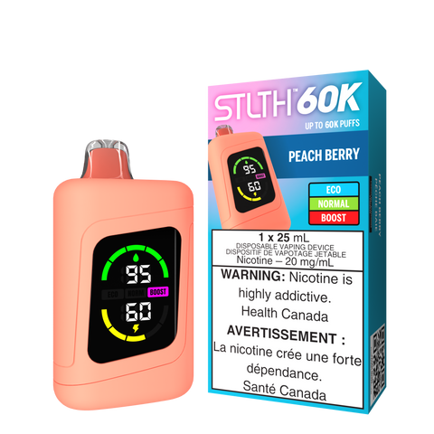 STLTH 60K - DISPOSABLE - PEACH BERRY