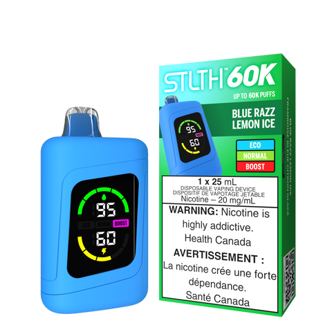 STLTH 60K - DISPOSABLE - BLUE RAZZ LEMON ICE