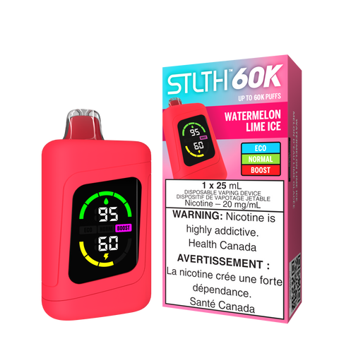 STLTH 60K - DISPOSABLE - WATERMELON LIME ICE