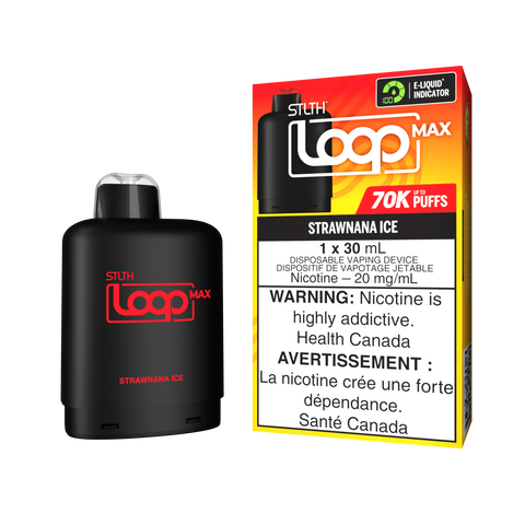 STLTH - LOOP MAX - 70K - POD - STRAWNANA ICE