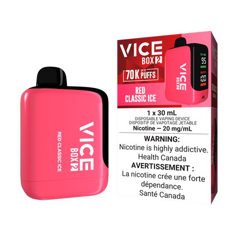 VICE BOX 2 - DISPOSABLE - 70K - RED CLASSIC ICE