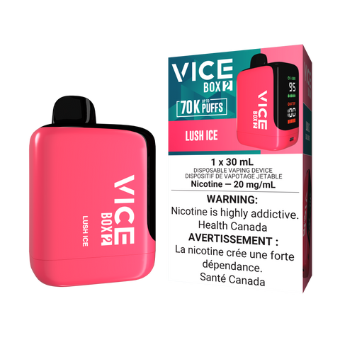 VICE BOX 2 - DISPOSABLE - 70K - LUSH ICE