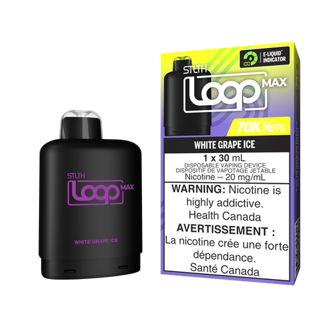 STLTH - LOOP MAX - 70K - POD - WHITE GRAPE ICE