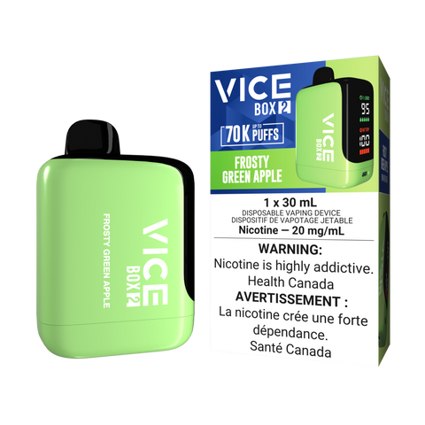 VICE BOX 2 - DISPOSABLE - 70K - FROSTY GREEN APPLE