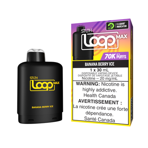 STLTH - LOOP MAX - 70K - POD - BANANA BERRY ICE