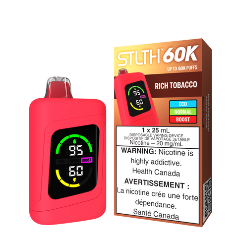 STLTH 60K - DISPOSABLE - RICH TOBACCO