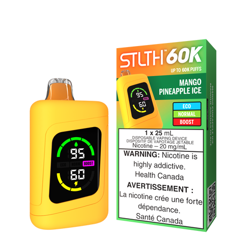 STLTH 60K - DISPOSABLE - MANGO PINEAPPLE ICE