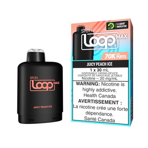 STLTH - LOOP MAX - 70K - POD - JUICY PEACH ICE