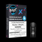 FLAVOUR BEAST POD PACK - BOMB BLUE RAZZ