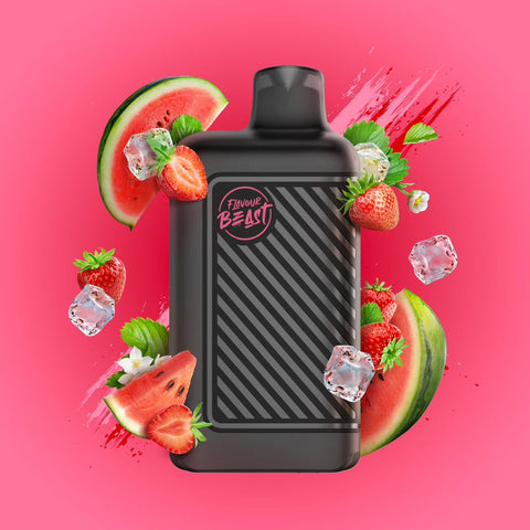 FLAVOUR BEAST BEAST MODE - 8K - DISPOSABLE - SAVAGE STRAWBERRY WATERMELON ICED