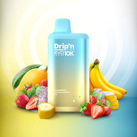 Drip'n by Envi EVO 10K Series Disposable - Strawberry Banana Mango Ice
