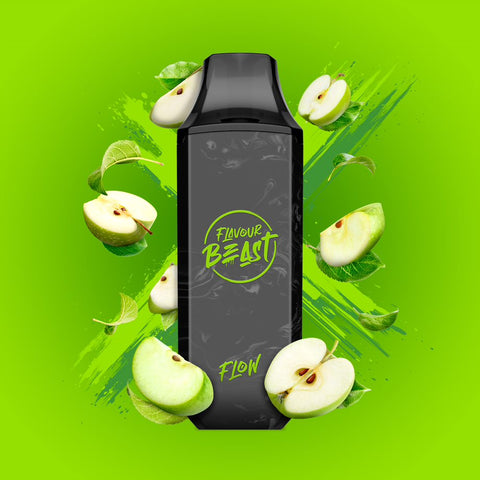 FLAVOUR BEAST DISPOSABLE - FLOW - GUSTO GREEN APPLE