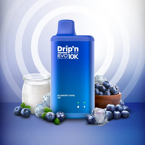 Drip'n by Envi EVO 10K Series Disposable - Blueberry Swirl Ice