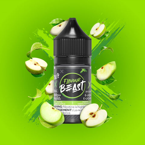 FLAVOUR BEAST - E-LIQUID - NIC SALT - 30 ML - GUSTO GREEN APPLE