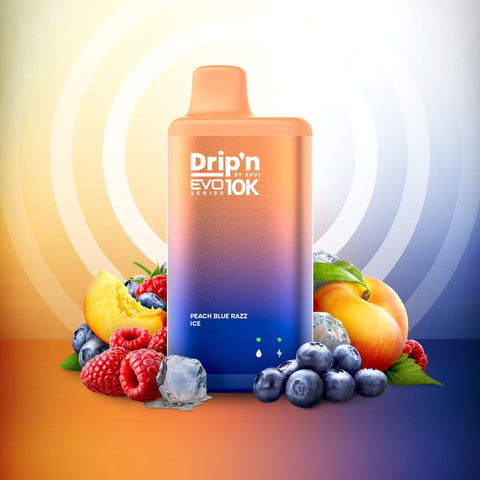 Drip'n by Envi EVO 10K Series Disposable - Peach Blue Razz Ice