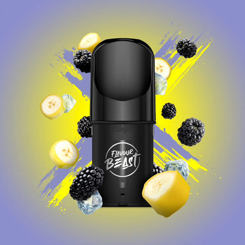 FLAVOUR BEAST POD PACK - BLAZIN' BANANA BLACKBERRY ICED