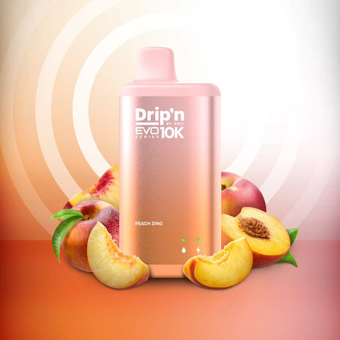 Drip'n by Envi EVO 10K Series Disposable - Peach Zing