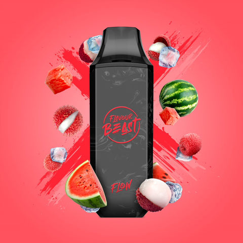 FLAVOUR BEAST DISPOSABLE - FLOW - LIT LYCHEE WATERMELON ICED