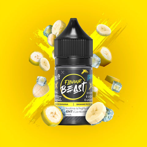 FLAVOUR BEAST - E-LIQUID - NIC SALT - 30 ML - BUSSIN BANANA ICED