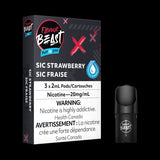 FLAVOUR BEAST POD PACK - SIC STRAWBERRY ICED