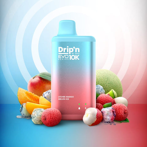 Drip'n by Envi EVO 10K Series Disposable - Lychee Mango Melon Ice