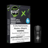 FLAVOUR BEAST POD PACK - GUSTO GREEN APPLE