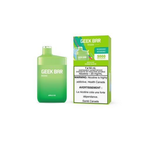 GEEK BAR B5000 DISPOSABLE - APPLE ICE