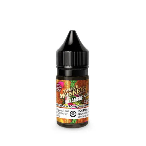 TWELVE MONKEYS - E-LIQUID - NIC SALT - 30 ML - HARAMBAE